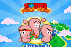 Worms World Party screenshot 3 for GameBoy Advance